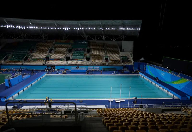 Mẫu bể bơi Olympic tiêu chuẩn