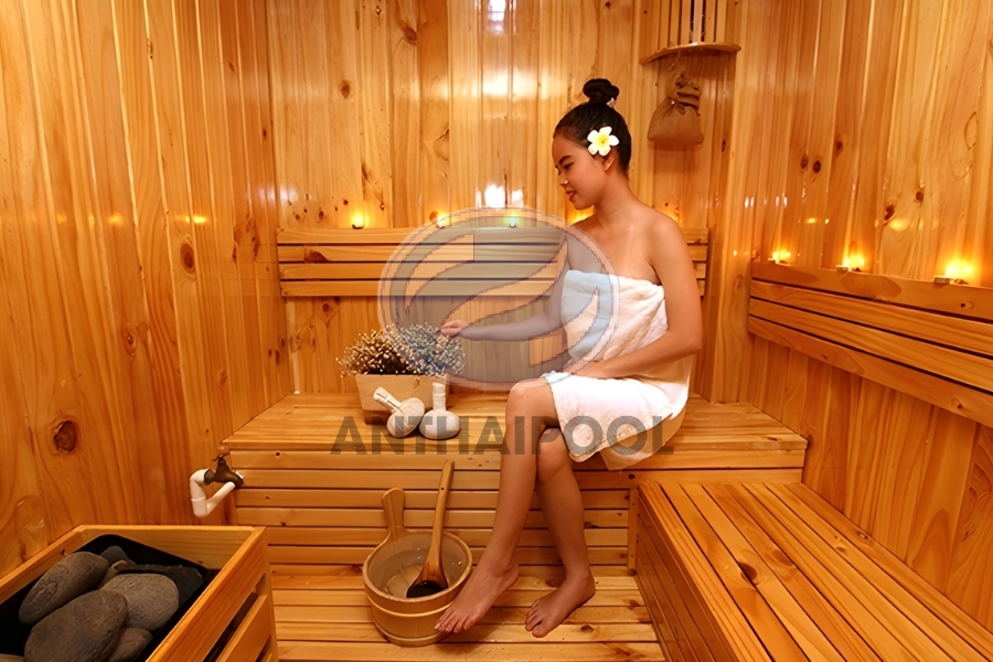 phòng xông hơi khô truyền thống
